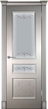 Дверь шпонированная Оливия классика Остекленая - фото 38360