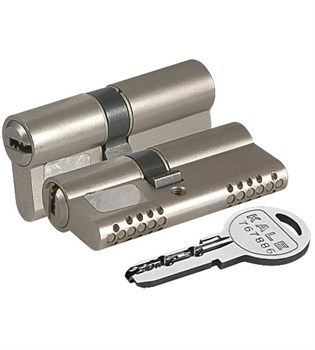 Цилиндровый Kale kilit (Кале килит) механизм 164 OBS SNE/70 (30+10+30) mm никель 5 кл. - фото 83267