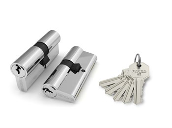 Цилиндровый Fuaro (Фуаро) механизм (100 CA/80) 1000CAKey80(30+10+40) CP хром 5Key - фото 83502