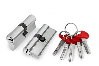 Цилиндровый Fuaro (Фуаро) механизм (D-PRO500/90) D-PRO5000Key90(40+10+40) CP хром 5Key - фото 83781