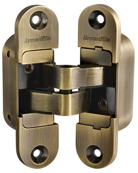 Петля Armadillo (Армадилло) скрытой установки U3D6200R AB правая (Architect 3D-ACH 60) бронза 60 кг - фото 85428