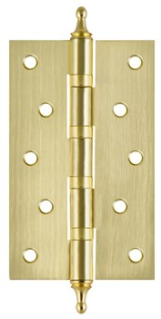 Петля Fuaro (Фуаро) универсальная IN5400UA-BL SB (4BB/A/BL 125x75x2,5) мат. золото БЛИСТЕР - фото 85784