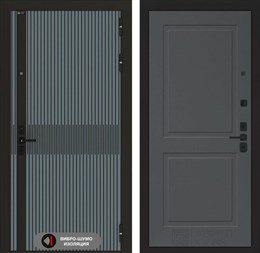Входная дверь ISSIDA 11 - Графит софт