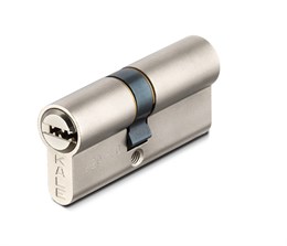 Цилиндровый Kale kilit (Кале килит) механизм 164 SN/80 (35+10+35) mm никель 5 кл.