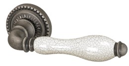 Ручка Armadillo (Армадилло) раздельная R.CL55.Silvia (Silvia CL1) AS/СRP-109 античное серебро/кракелюр