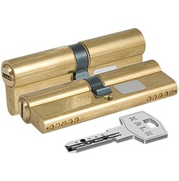 Цилиндровый Kale kilit (Кале килит) механизм 164 BN/100 (45+10+45) mm латунь 5 кл.