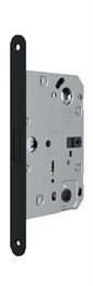 B06132.50.93 AGB (АГБ) Защелка врезная WC (черный) тех. уп. без отв. пл. POLARIS WAVE