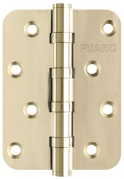 Петля Fuaro (Фуаро) универсальная IN4400U-R10 PB (4BB-R10 100x75x2,5) латунь Петля Fuaro (Фуаро) универсальная IN4400U-R10 PB (4BB-R10 100x75x2,5) латунь