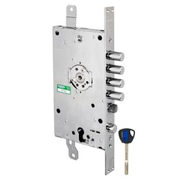 Замок Mottura (Моттура) врезной двухсистемный 3D KEY 3D.787-D (правый), ключ 40 мм