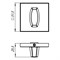 Ручка Armadillo (Армадилло) поворотная BK6.K.USS52 (WC-BOLT BK6 USS) AB-7 бронза - фото 124771