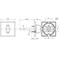 Ручка Fuaro (Фуаро) поворотная BKW8x75.K.RL52 (BKW8x75 RL) SSC-16 сатинированный хром - фото 125206