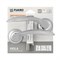 Ручка Fuaro (Фуаро) раздельная R.RM54.VIOLA (VIOLA RM) SC/CP-16 матовый хром/хром - фото 125586