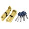 Цилиндровый Punto (Пунто) механизм (Z402/80) Z4002Knob80(30+10+40) с вертушкой PB латунь - фото 128958