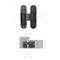 Петля Armadillo (Армадилло) скрытой установки U3D6002.TG AC медь - фото 133297