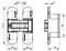 Петля Armadillo (Армадилло) скрытой установки U3D6000 SN (11160UN3D) мат. никель - фото 133480
