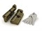 Цилиндровый механизм Fuaro (Фуаро) с вертушкой R302/60 mm-BL (25+10+25) AB бронза 5 кл. БЛИСТЕР - фото 83343